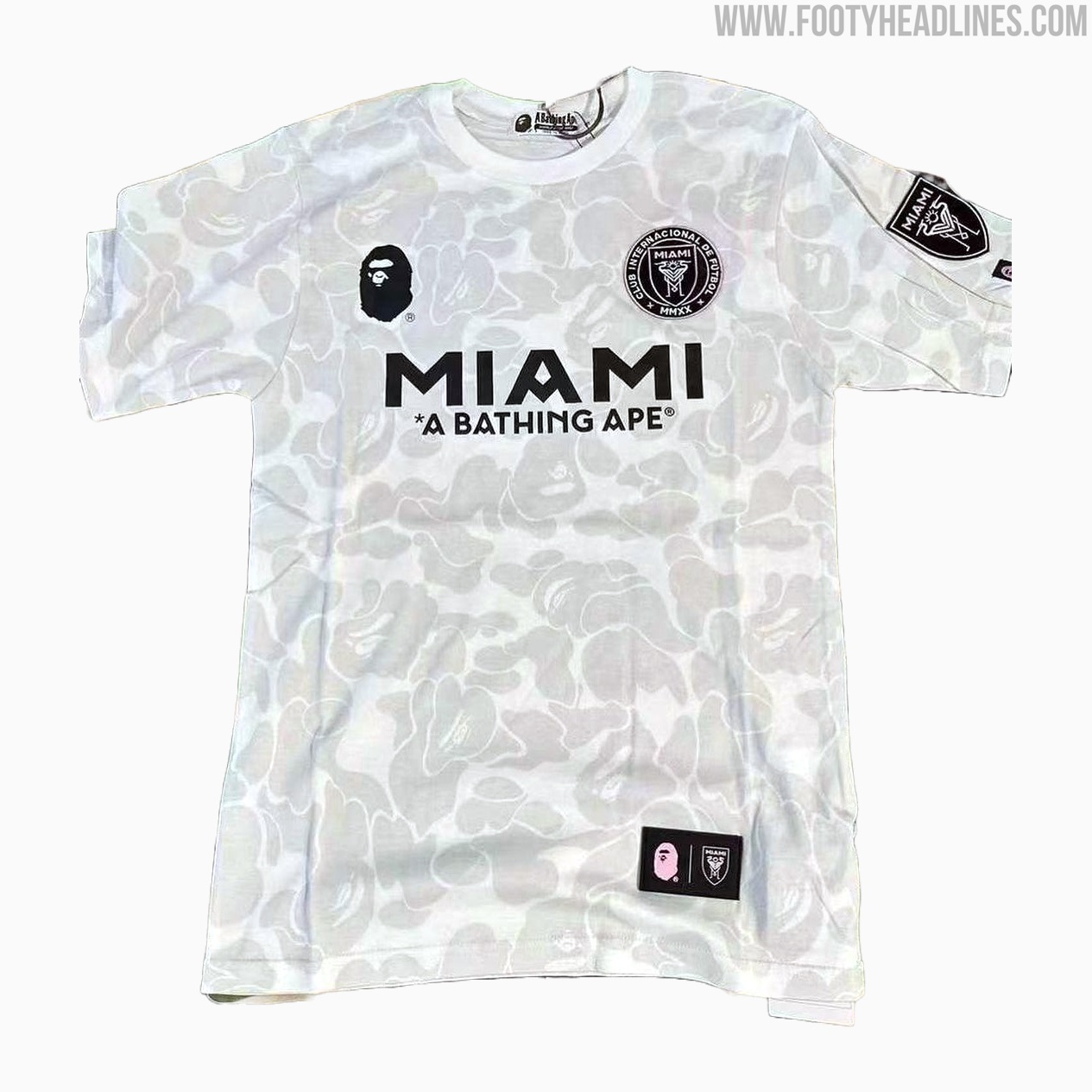 Adidas & Messi Not Featured at All: Inter Miami x Bape Off-Pitch 